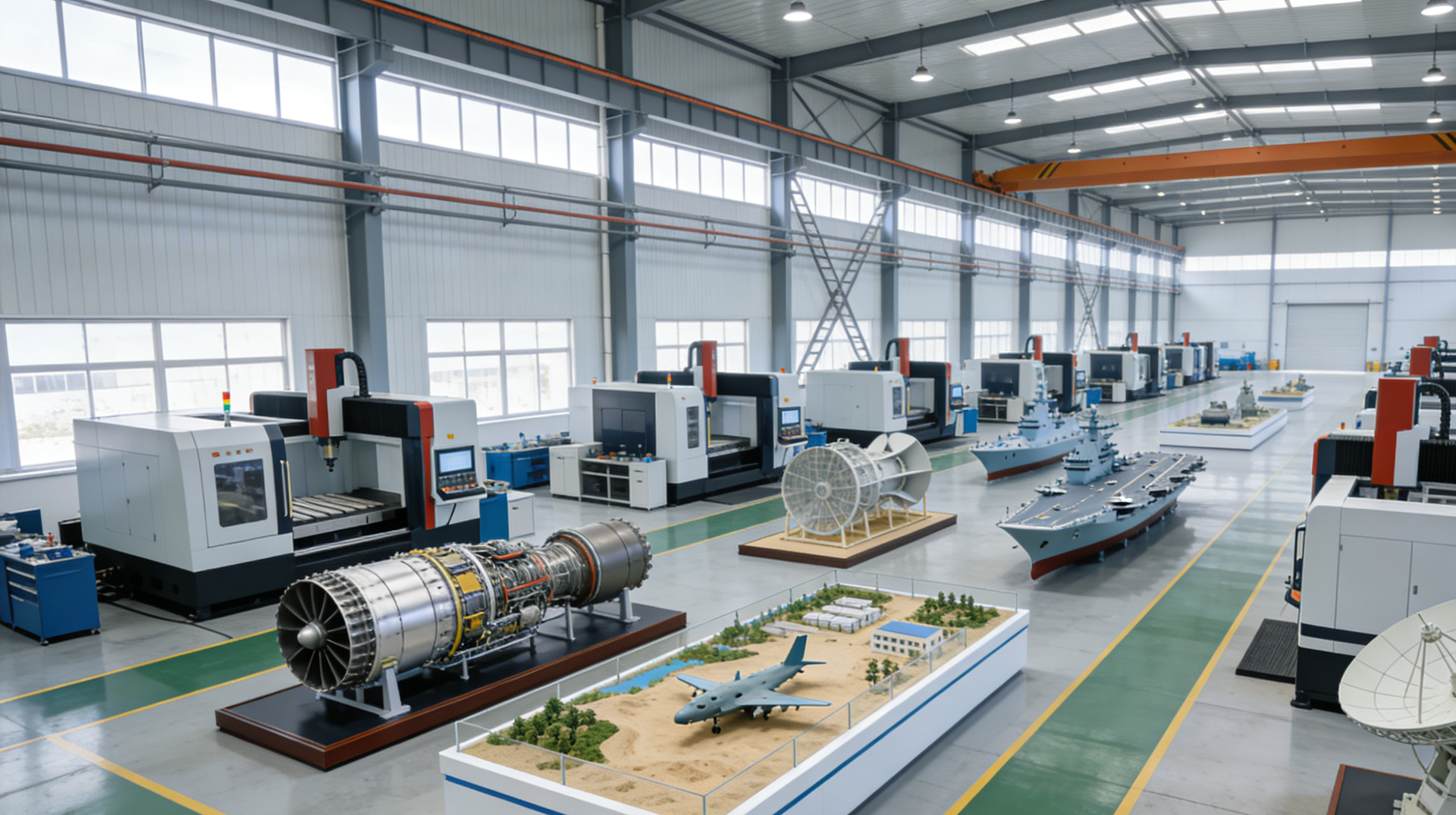 龍門五軸加工中心集群